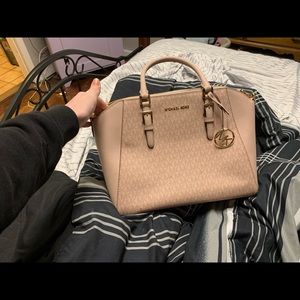 Pink michael kors purse